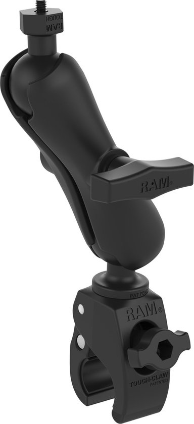 Tough-Ball™ Camera Mount met RAM® Tough-Claw™ Small Clamp Base