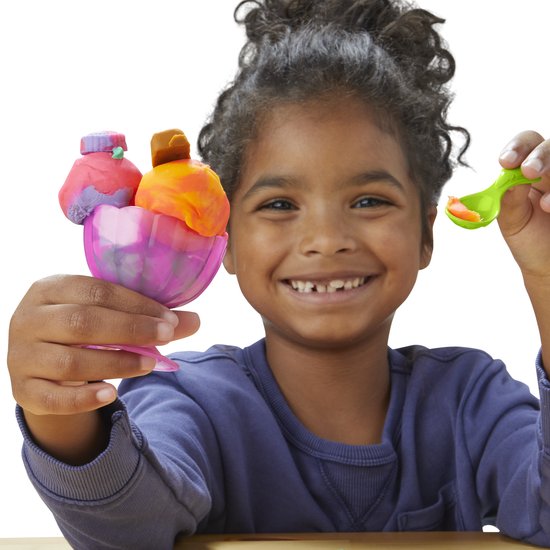 Play-Doh Rainbow Softijs Speelset - Boetseerklei - Inclusief 5 Play-Doh potjes