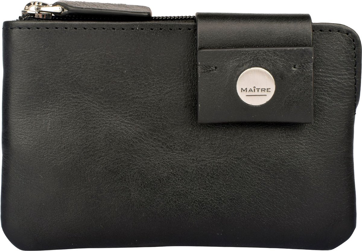 Maître Henau Sigwulf Sleutel portemonnee Leer 11.5 cm - black