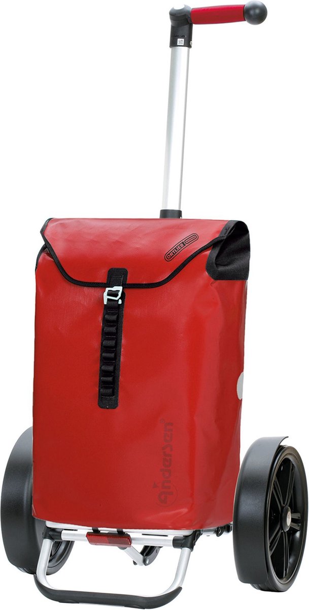 Andersen Tura Shopper Ortlieb - Boodschappentrolley 50 cm (rot)