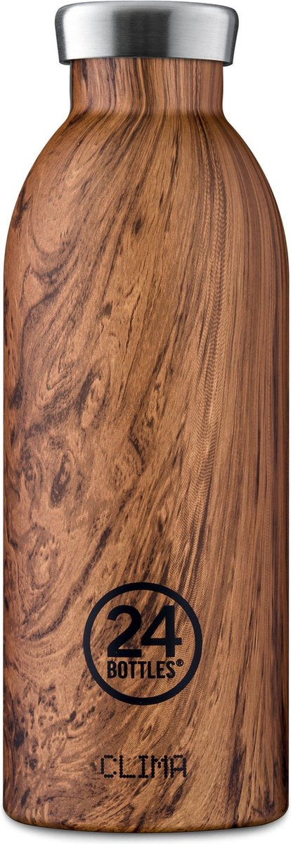 24Bottles Thermosfles Clima Bottle Sequoia Wood 500 ml