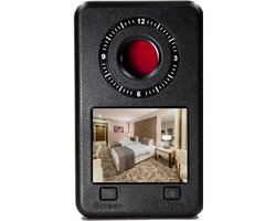 Mic-Lock Camera Finder Pro - Professionele Verborgen Camera Detector - Infrarood Technologie - Bescherm Uw Privacy - Zwart