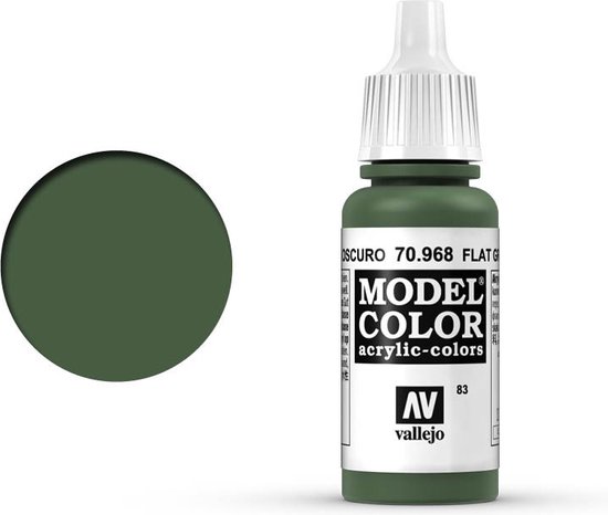 VALLEJO Modèle Couleur Vert Plat