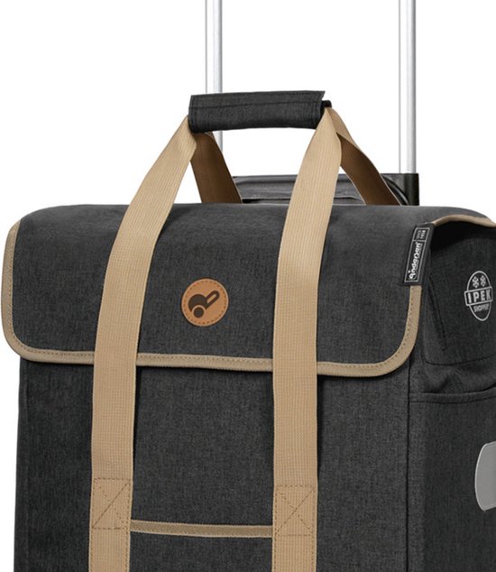 Chariot De Courses Andersen Scala Shopper – Ipek Mi Black – Noir, Pliable Et Réfléchissant