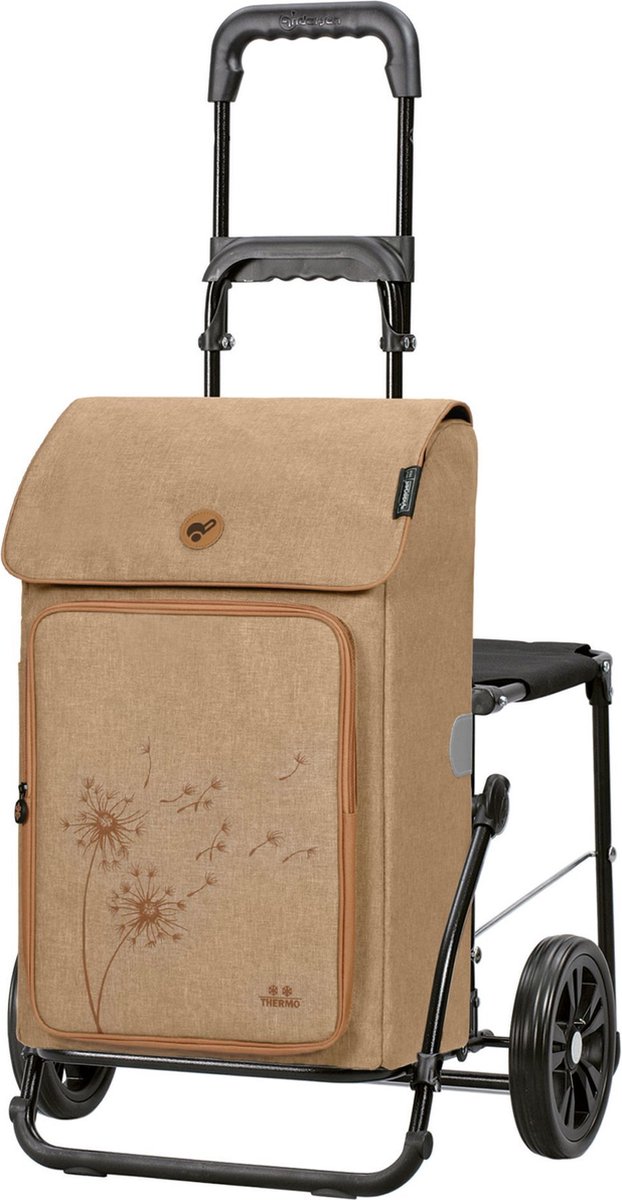 Andersen SHOPPER MANUFAKTUR Boodschappentrolley Komfort Shopper Erbo Beige 103cm