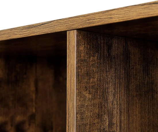 STOLMAK Houten Opbergrek H 170 x B 170 x D 38 cm Vrijstaand Rek Met 5 Planken Groot Opbergrek Voor Garage Kelder Woonkamer Badkamer Massief Grenenhout