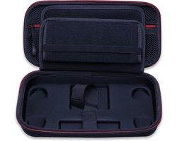 Luxe XXL Aerocase Etui Hoes geschikt voor Nintendo Switch - Switch OLED Zwart