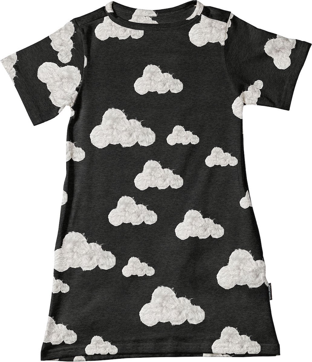 SNURK Dress meisje Cloud 9 Grey Black maat 128