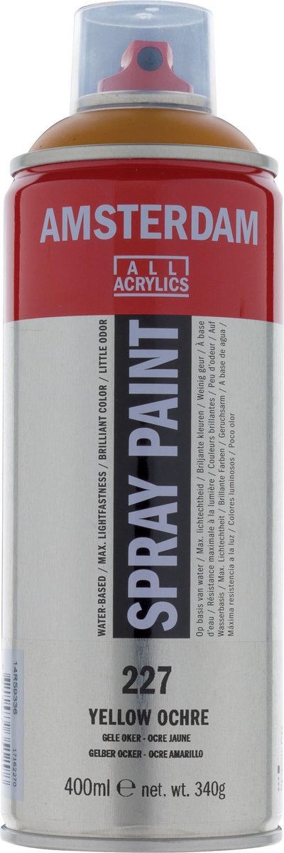 Spuitbusverf - Spraypaint - #227 - Gele oker - Amsterdam - 400ml
