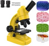 Bol.com Digitaal Vergrootglas - Digitale Microscoop - Microscoop - Camera Microscoop - 1600x - Geel aanbieding