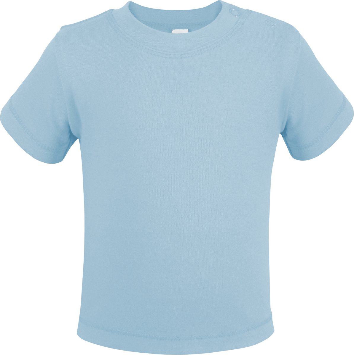 Baby t-shirt met korte mouwen - Powder Blue - Maat 86/92 - Link Kids Wear