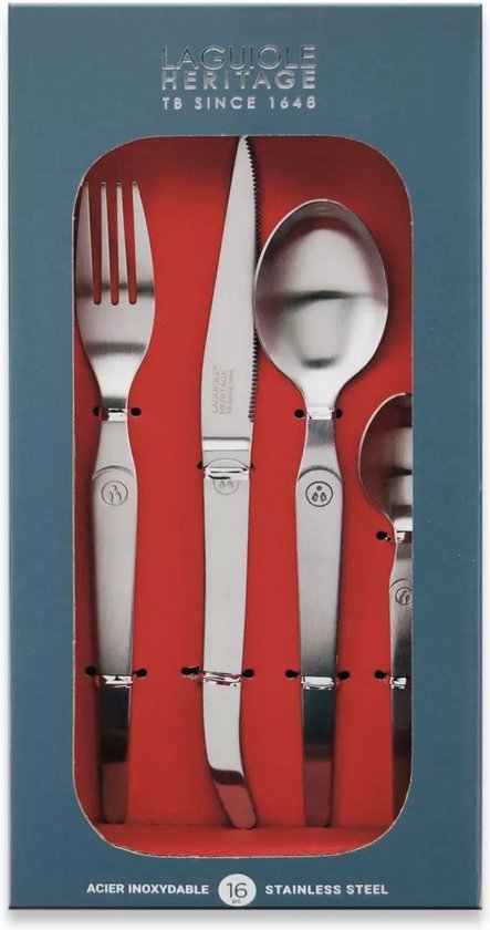 Laguiole Héritage Satine - Ménagère - 16 pièces