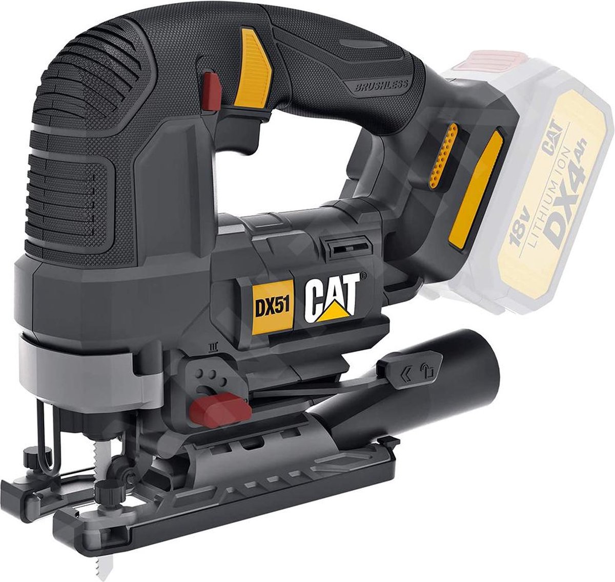 Caterpillar CAT DX51B 18V Brushless Decoupeerzaag