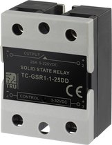 Relais à semi-conducteurs TRU COMPONENTS TC-GSR-1-25DD 25 A Tension de contact (max.): 220 V/DC commutation courant con