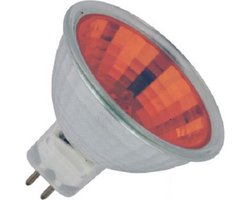 LAES Halogeenlamp 12v. 50W. 20Gr. Rood