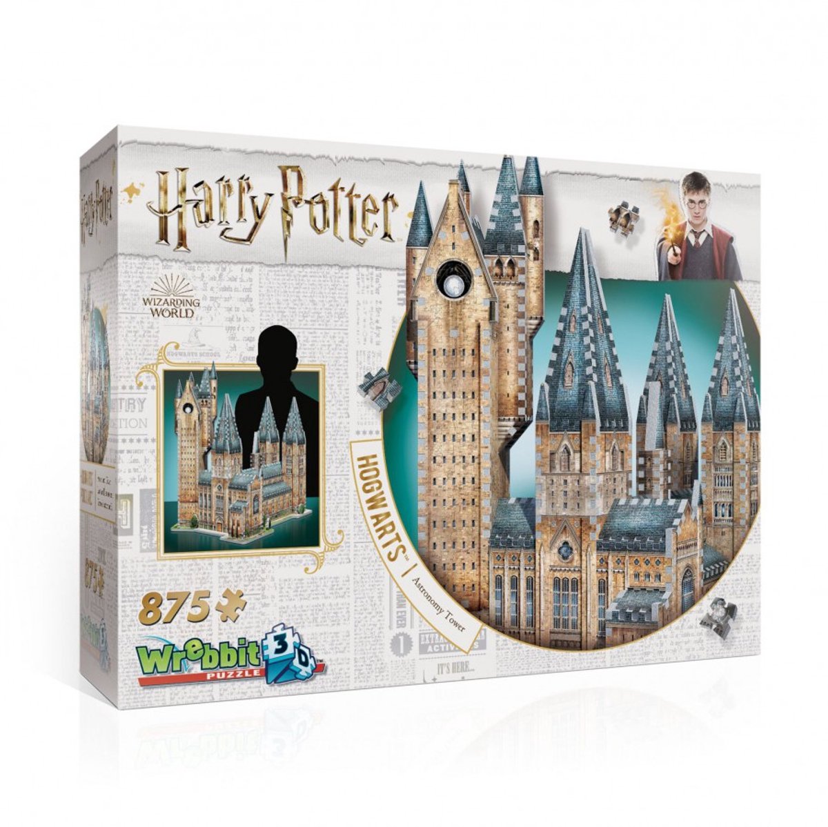 Hogwarts Astronomy Tower - Wrebbit 3D Puzzel - Harry Potter - 875 Stukjes