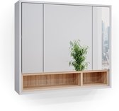 Vicco Beatrice Badkamerspiegelkast – 80 x 72 cm Wit