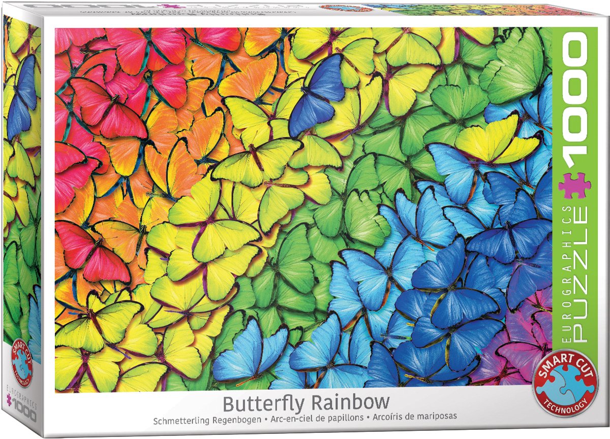 Eurographics Vlinder Regenboog (1000).