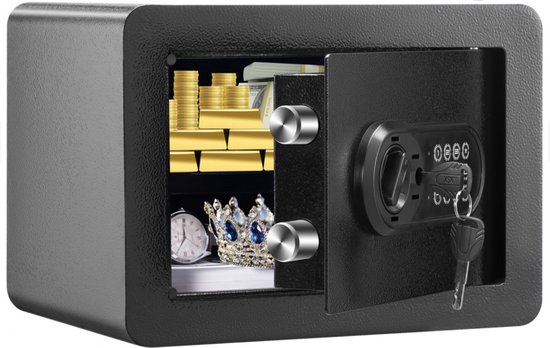 Kluis brandwerend - 18 liter - Met cijferslot - Voor geld en spullen