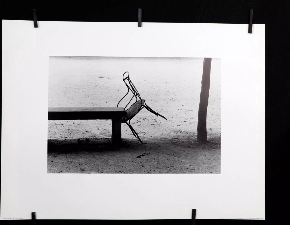 Catch Projecten Poster - Tilted Chair - Eva Rubinstein - Zwart/Wit - Jaren 80 - 45x61 cm Multicolor