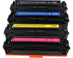 Inktkenners Multipack Laser Toner Cartridges (201X) Geschikt voor CF400X, CF401X, CF402X en CF403X - Geschikt voor HP Color Laserjet Pro M252, M252DN, M252N,…