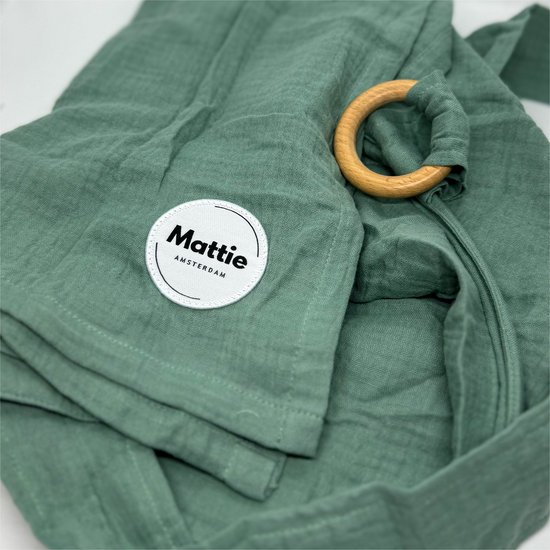 Foto: Mattie amsterdam voedingsdoek privacydoek sage green