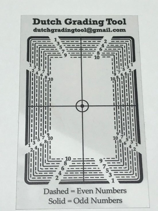 Card grading tool - Centering tool - PSA - BGA - TCG - collectable comic-  en... | bol