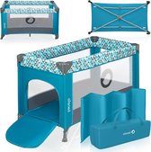 Bol.com Stefi Opvouwbaar reisbedje met matras - Vanaf de geboorte tot 3 jaar/15 kg - Babyboxen met zij-ingang en Gaaswanden - tr... aanbieding