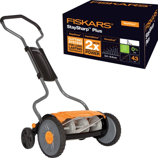 Fiskars StaySharp Plus Kooimaaier - Grasmaaier - Handmaaier van Fiskars — afbeelding 2