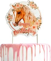 Paarden party taart topper Sweet Horse - paard - sweet horse - taart - topper - topping - western - ruiter