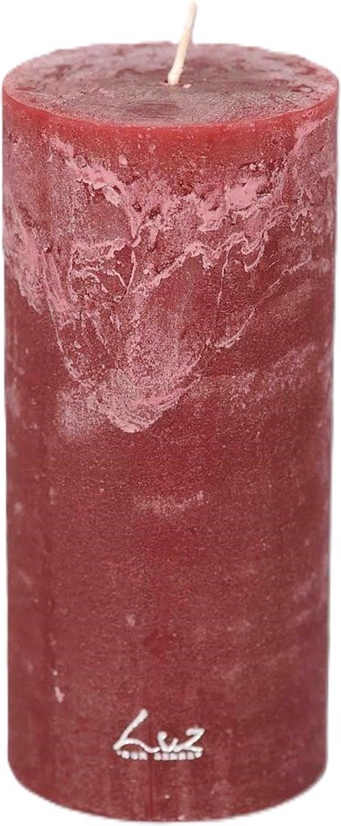 Rasteli Luz Your Senses Stomp Kaars Rood D 7 cm H 15 cm