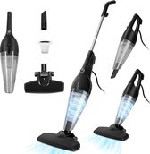Bol.com Aigostar Stan 4-in-1 Steelstofzuiger - Stofzuiger Zonder zak - Cycloonfiltratiesysteem - 6 Meter Kabel - 600W - 1.2L - Z... aanbieding