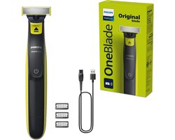 Philips OneBlade Face QP2724/10 - Baardtrimmer - Trimmer, Scheerapparaat en Styler in 1 - 3 Trim-opz Philips OneBlade Face QP2724/10 - Baardtrimmer - Trimmer, Scheerapparaat en Styler in 1 - 3 Trim-opz