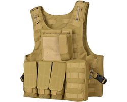 Airsoft vest - Tactical vest - Airsoft accesoires - Airsoft kleding - Airsoft tactical vest - Must have voor airsoft!