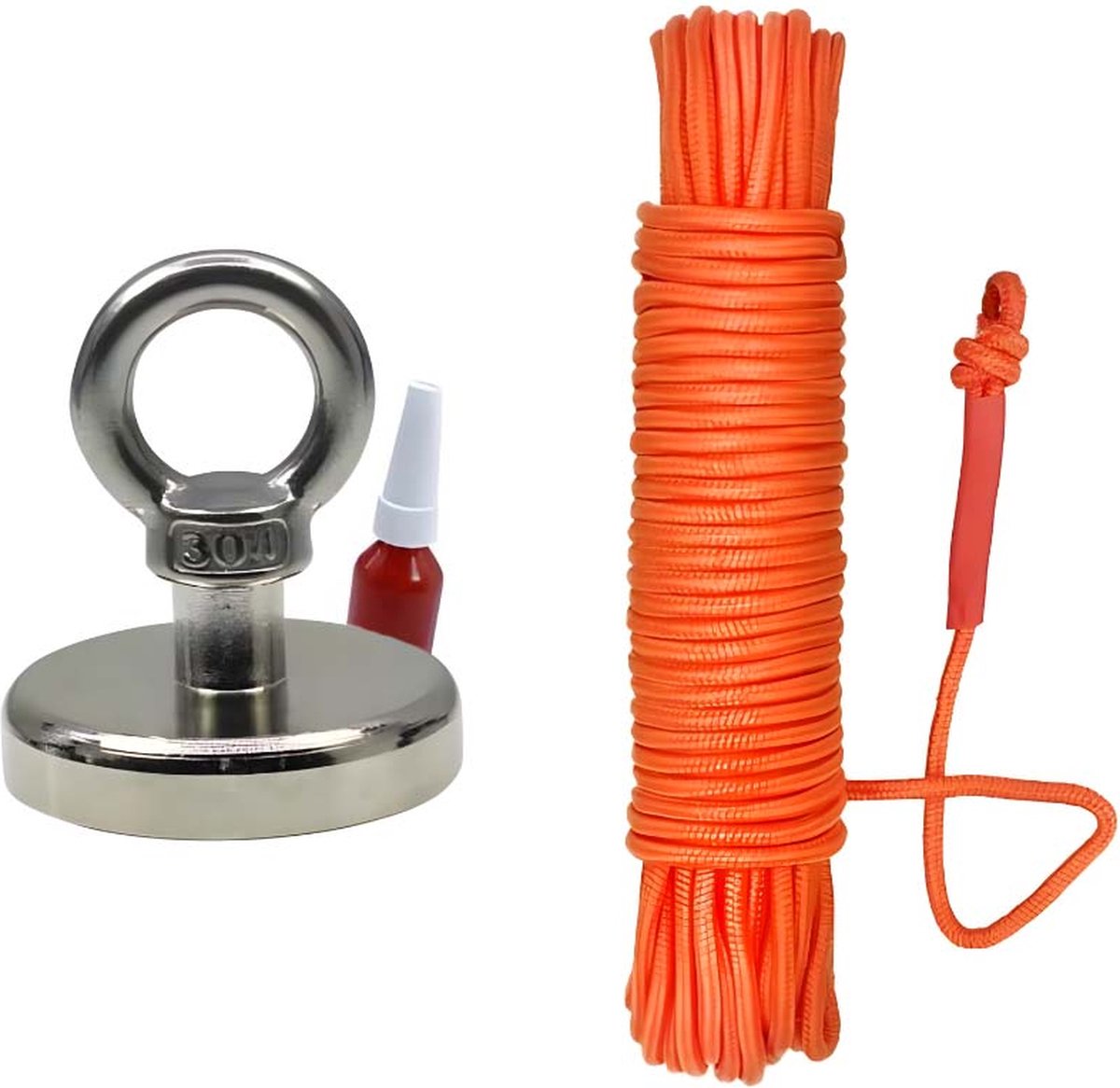 Forcemagneten - Vismagneet 50kg - Magneetvissen - Inclusief touw - Magneet