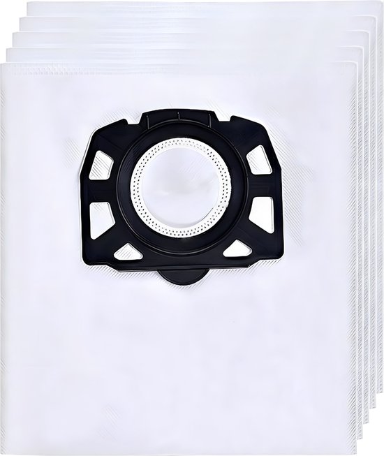10x Stofzuigerzakken geschikt voor Karcher WD2 Plus, WD3 (Battery), KWD1, KWD2, KWD3, WD3.200 - WD3.800 M - stofzuigzak stofzakken