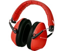 Gehoorbescherming Kind - Gehoorbeschermers Oorkappen Kinderen - 27dB - 3-16 jaar - Rood - V-Zilla