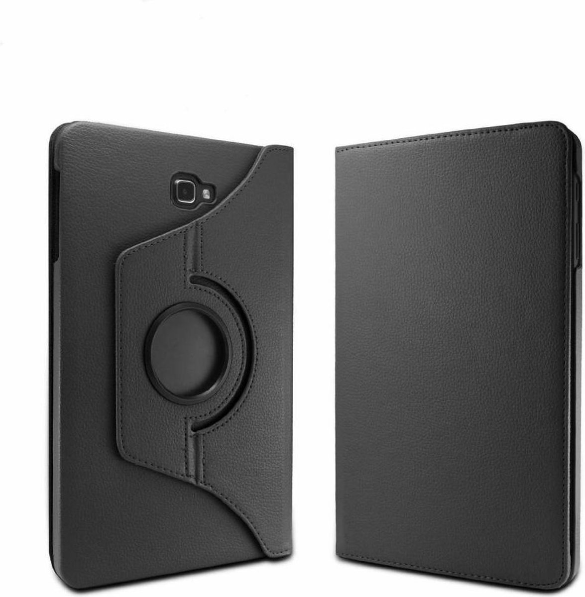 Samsung Tab A 10.1 T580 / T585 - Cover Stand 360 - Pitch Black - Zwart