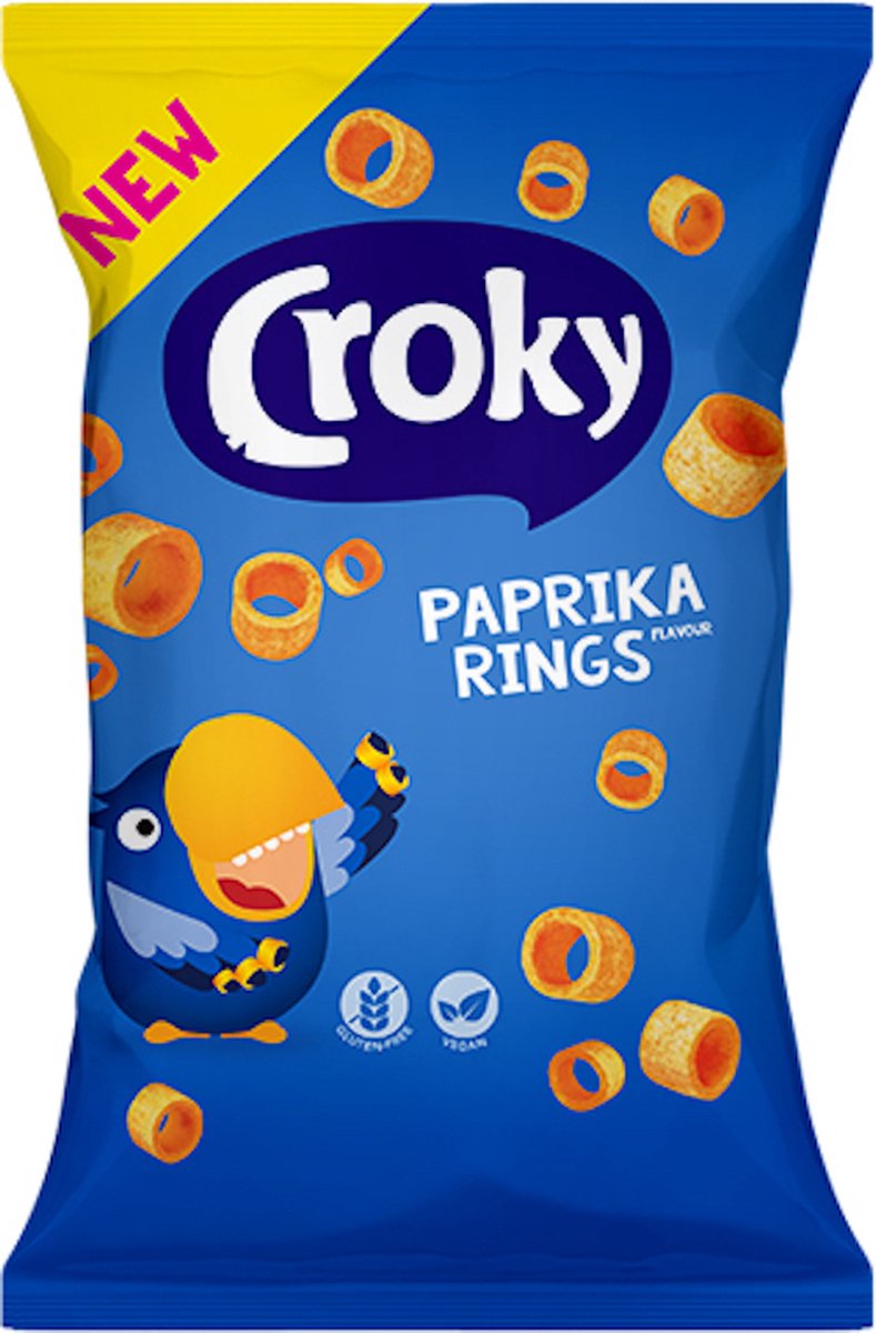 Croky Hula Hoops paprika 24 x 75 gr