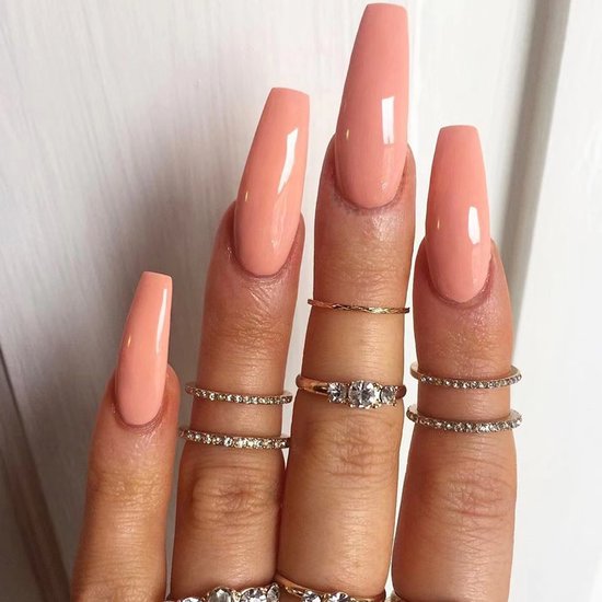 SHATY® Glue Nails Nail Art Set - Ongles à presser - Ongles artificiels - Faux Faux ongles - 240 Ongles en 24 couleurs - Lime à Limes à ongles grain 100/100, sélecteur et poussoir Diamond et Colle à ongles 10gr - Manuel (NL et ENG)