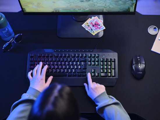Trust GXT 110 Felox - Draadloze Gaming Muis - Verlichting - 4800DPI - Zwart
