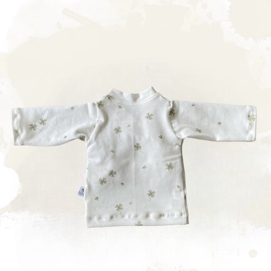 Prematuur kledingsetje Klavertjes - NeoNurses Babykleding - Baby cadeau - Kraam cadeau - Babyshower cadeau - maat 42