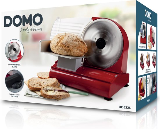 Domo DO522S trancheuse Electrique 200 W Rouge