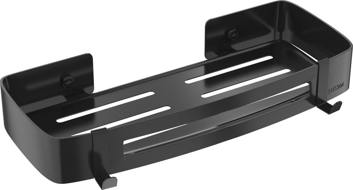 Roestvrijstalen Badkamer Wandplanken - Elegante Opbergrekken voor Badkamer - Wandmontage Badkamerplanken - Zilverkleurig - Duurzaam en Stijlvol - Installatiemateriaal Inbegrepen
