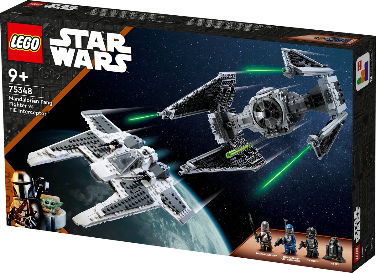 LEGO Star Wars Mandalorian Fang Fighter vs. TIE Interceptor Set - 75348 — afbeelding 17