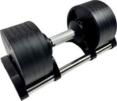 KRAKEN Verstelbare Dumbbell 24 KG | Halterset Verstelbaar in Gewicht | Adjustable Fitness Dumbbell | Krachttraining Trainingshalter 24KG | Tactical Dumbbell | Maximum Efficiency | ideaal voor Thuis- en Gym Training