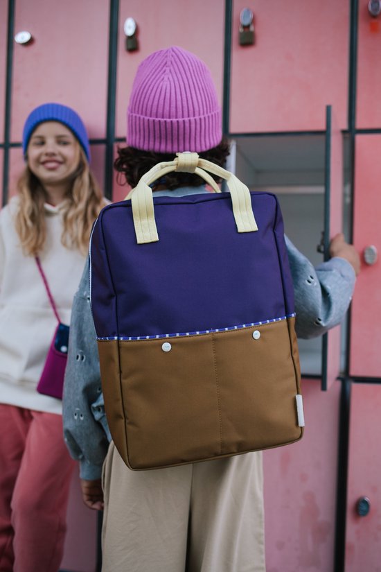 Foto: Sticky lemon backpack boekentas large better together colourblocking skate ramp golden cup