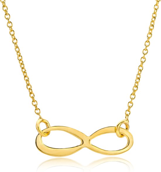 Miore - Collier en Or jaune - Femme - Or 9 Carats - Bijou hypoallergénique - Collier Pendentif Fait Main