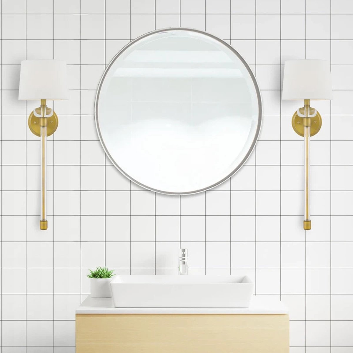 Quoizel LED Wandlamp Barbour | 1X E14 Max 40W | Weathered Brass