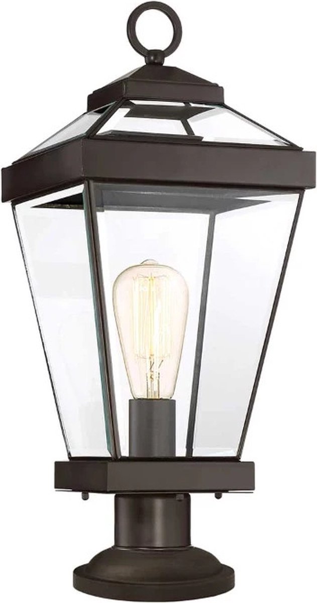 Quoizel Mini LED Tuin Pilaar Ravine | 1X E27 Max 60W | IP44 (Outdoor) | Western Bronze